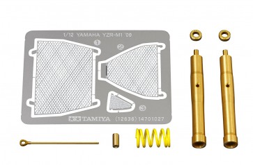 TAMIYA 1/12 YZR-M1 09 front fork set, TAM12636, by TAMIYA